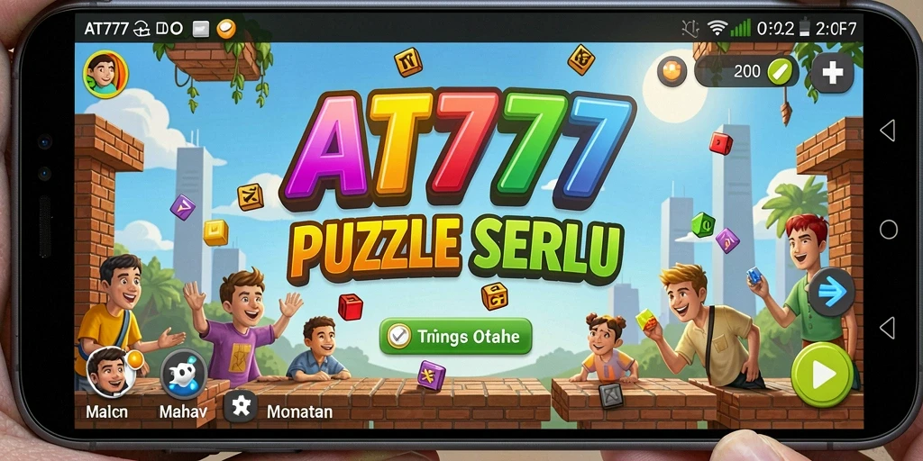 Gameplay AT777 yang menantang dan menarik dalam bentuk puzzle.