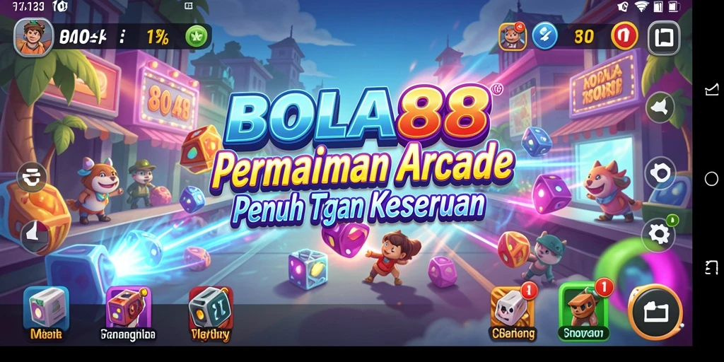 Screenshot BOLA88 menampilkan gameplay yang seru dan intens.