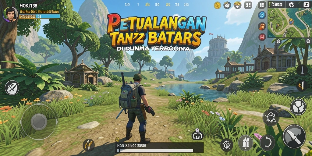 Gameplay seru HOKI138 di dunia terbuka yang luas.