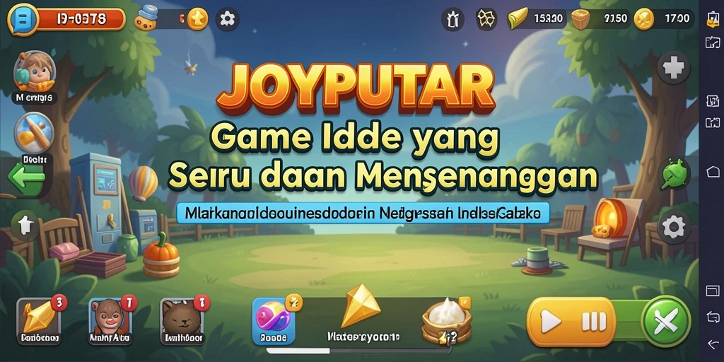 Tampilan gameplay JOYPUTAR yang menawan dan interaktif.