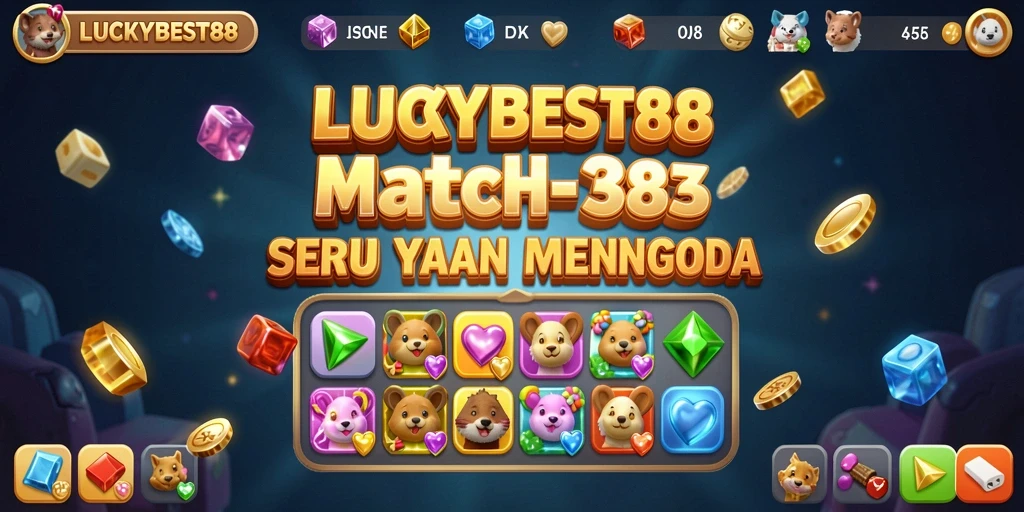Tampilan gameplay LUCKYBEST88 yang penuh warna dan menyenangkan.