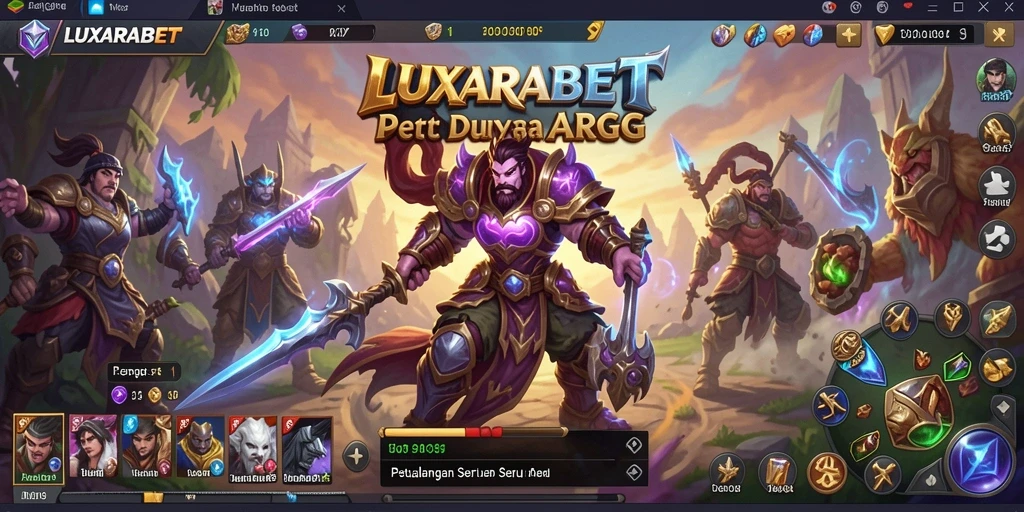 Tampilan gameplay seru di dunia fantasi ARPG.