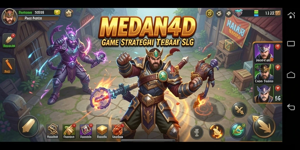 Tampilan gameplay MEDAN4D yang memukau dan strategis.