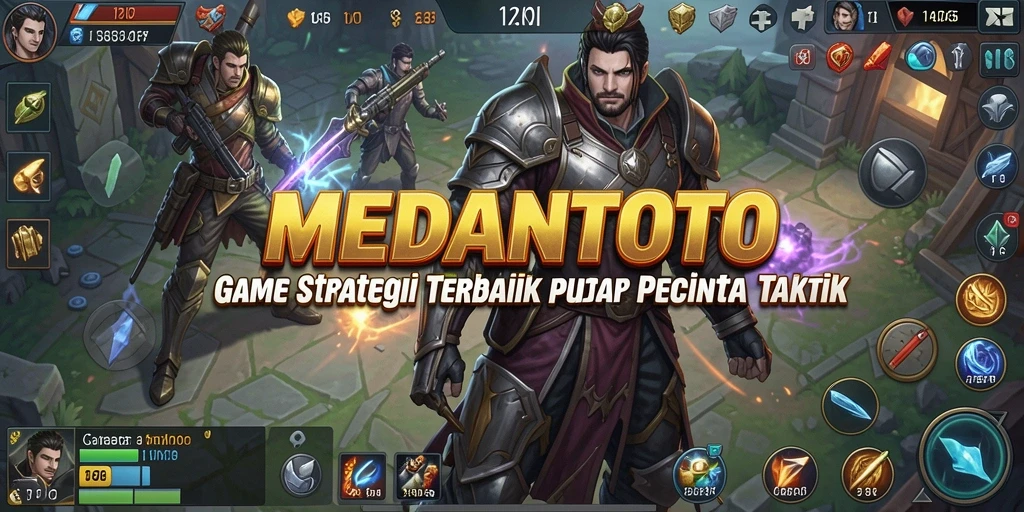 Screenshot MEDANTOTO menampilkan gameplay strategis yang mendebarkan.