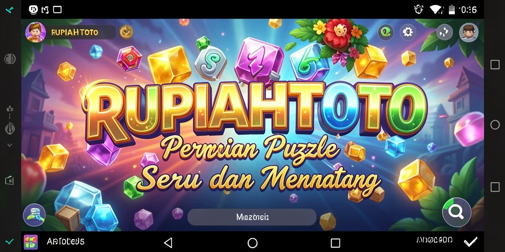 Tampilan gameplay seru RUPIAHTOTO dengan teka-teki menantang.