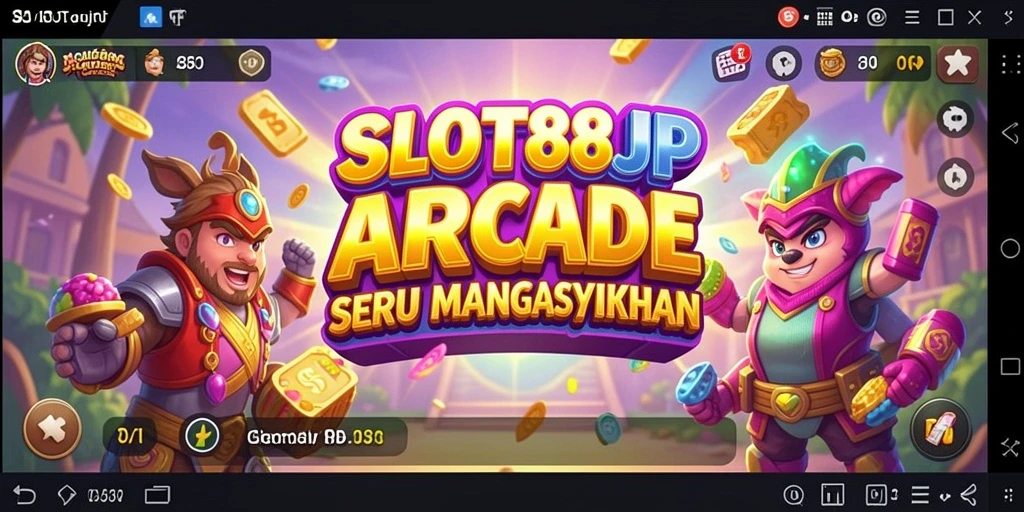 Tampilan gameplay Arcade SLOT88JP yang seru dan menarik.
