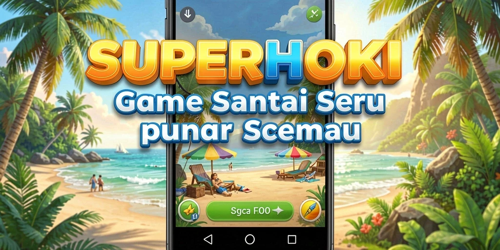 Gameplay SUPERHOKI yang seru dan menarik dalam suasana santai.