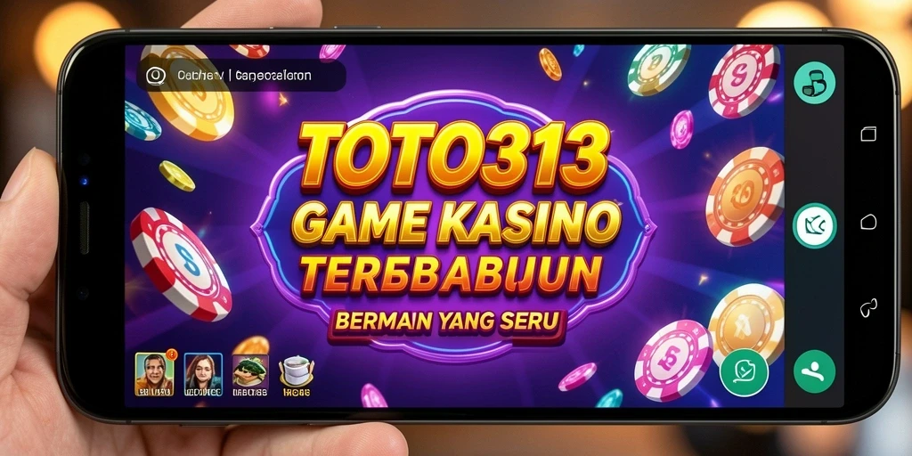 Tampilan menarik dari gameplay Kasino TOTO313 di layar.