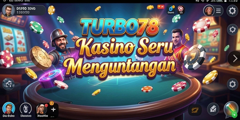 Tampilan gameplay TURBO78 yang mendebarkan dan seru.