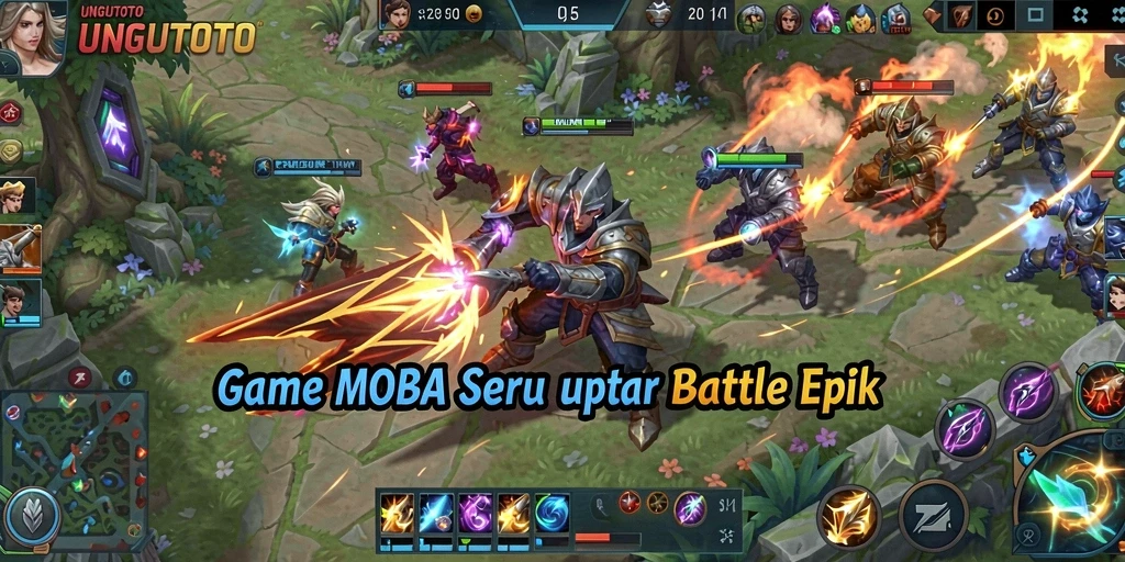 Gameplay seru dan penuh aksi dalam UNGUTOTO.
