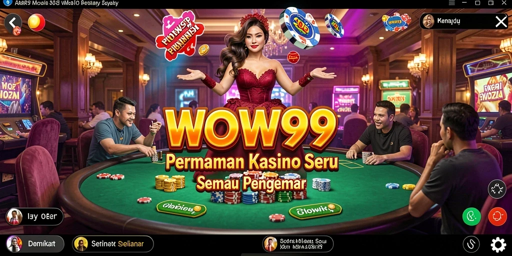 Tampilan gameplay WOW99 yang menggembirakan dan menarik.